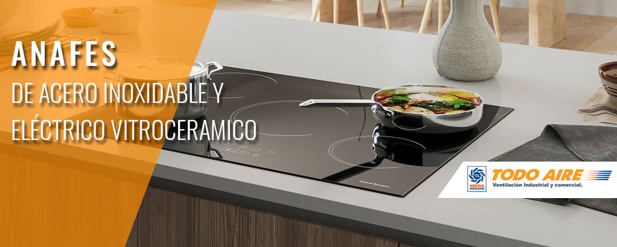Anafe de acero inoxidable - Anafe eléctrico vitroceramico