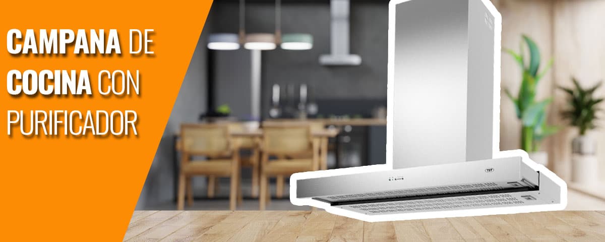 Campana de cocina con purificador