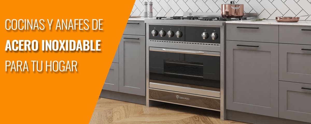 Cocinas y Anafes de acero inoxidable para tu hogar