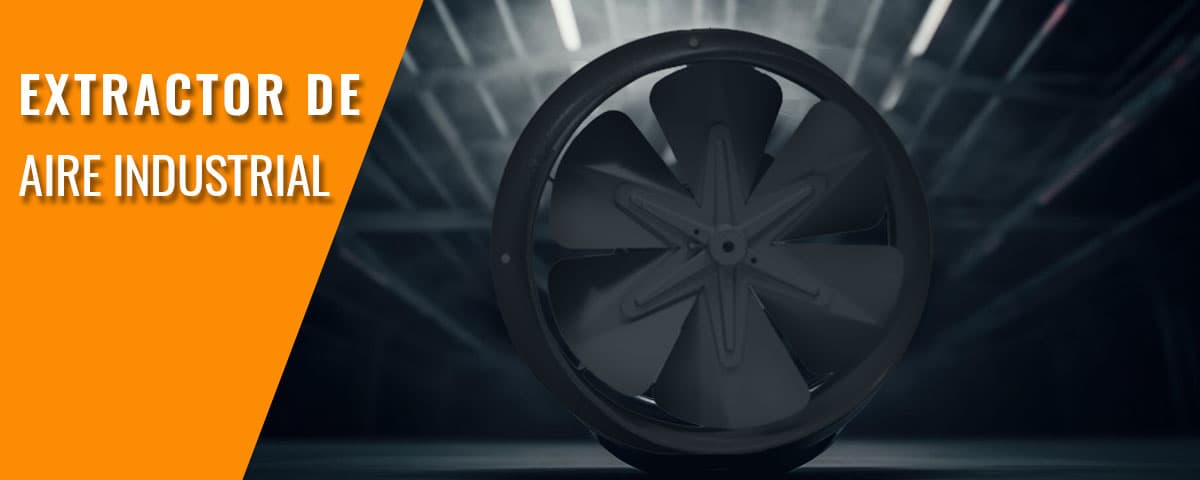 Extractor de aire industrial